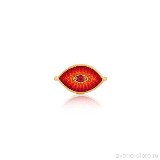 Кольцо Le Sibille PIXEL RED RING