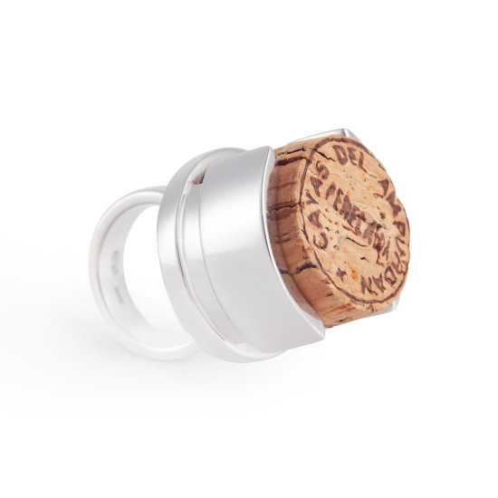 Кольцо Amarin Jewelry Cork Бутылка с винной пробкой